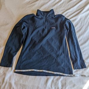 Men's Patagonia medium navy blue quarter zip fleece